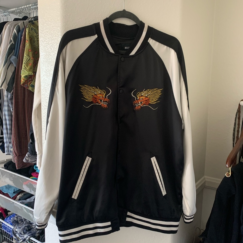 HUF Satin Varsity/Bomber Jacket
